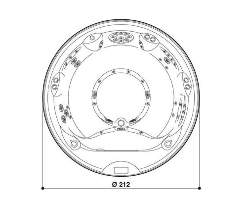Jacuzzi Alimia Минибассейн 212xh90см, отдельностоящий, гидро/аэромассаж, подсветка, CLEARRAY, нагреватель, с крышкой, отделка: platinum / graphite. 944513465, 903001671 Jacuzzi Alimia Минибассейн 212xh90см, отдельностоящий, гидро/аэромассаж, подсветка, CLEARRAY, нагреватель, с крышкой, отделка: platinum / graphite. 944513465, 903001671