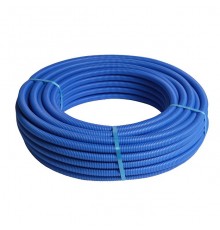 Труба Henco Standard в синей гофре, 20x2,0. 100-020MB