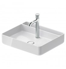 Duravit Bento Starck Box Раковина накладная 55х46см, с 1 отв., HygieneGlaze, цвет: белый глянцевый. 2381552071