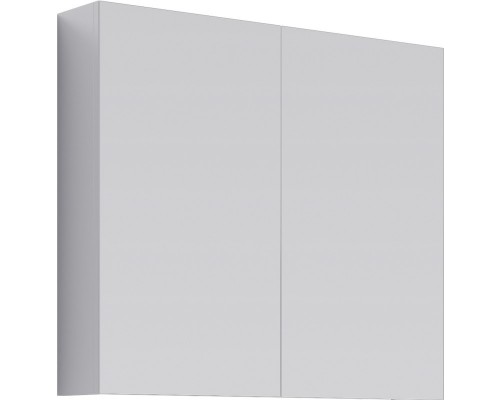 AQ MC.04.08 МС Шкаф зеркальный с двумя дверьми, белый, 800х700х150 мм MC.04.08