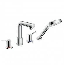 Hansgrohe Talis S, Смеситель для ванны и душа, на 4 отверстия, Цвет: хром. 72419000
