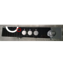 SaleAQM8005B Душ. сист. с терм. для душ. каб. + аэр., Ø225/130 мм, 1/3 режима, высота 1140 мм, Черны SaleAQM8005B_1186