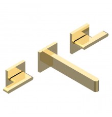 THG ICON-X METAL Agrave; MANETTES Смеситель для раковины, настенный, цвет: полированное золото. U7H-F01-40GB