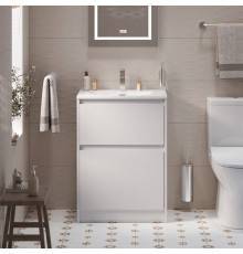 Тумба с раковиной BelBagno Kraft 39 70 напольная, bianco opaco, раковина BB-8099-3-70