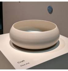 Bette Craft Раковина-чаша 45х45х12 cм, без отв., на столешницу, круглая, без перелива, сталь, цвет: флинт 414. A241-414