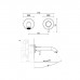 Almar Mixers Смеситель для раковины, настенный, цвет: медь брашированная PVD. E210033.CO