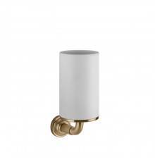 Gessi Venti20 Стакан подвесной, цвет: белый, фурнитура Warm Bronze Br. PVD. 65407#726