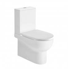 Azzurra Nuvola Унитаз моноблок 65x35xH84 см, слив в стену, с бачком, с механизмом, с сиденьем, цвет: Bianco lucido. B19002F/40 cr,  NUVCMP000000BI/(NUV100/MBP bi),  NUCSMB000000BI/(NUV400/MBL bi),  NUV1818/F bi/cr (нов арт COM 1800 F bi)