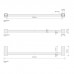 Decor Walther Corner HTE60 Полотенцедержатель 60см, подвесной, цвет: хром. 0560200