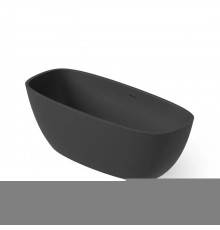 Dea Design Soul Ванна 170х72х56см., отдельностоящая, Solid Surface, цвет: Black №16. DD8630 1700 16