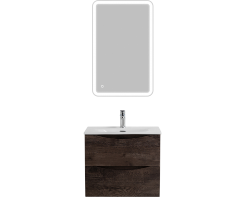 Мебель для ванной комнаты BelBagno Marino-cer-mini 50 подвесная, rovere nature grigio Мебель для ванной комнаты BelBagno Marino-cer-mini 50 подвесная, rovere nature grigio