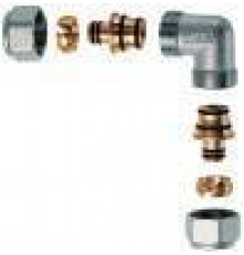 Фитинги цанговые GOMITO DOPPIO  1'  CROMATO ADATTATORE MULTISTRATO D. 25 FC 5361 1 219218