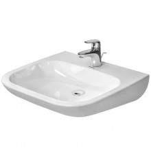 Duravit D-Code Раковина 60х55см., 1 отв., медицинская, без перелива, цвет: белый. 23136000002