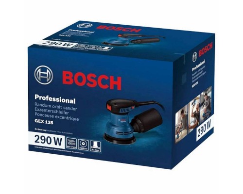 Машина плоско-шлифовальная эксцентриковая Bosch GEX 125 Машина плоско-шлифовальная эксцентриковая Bosch GEX 125