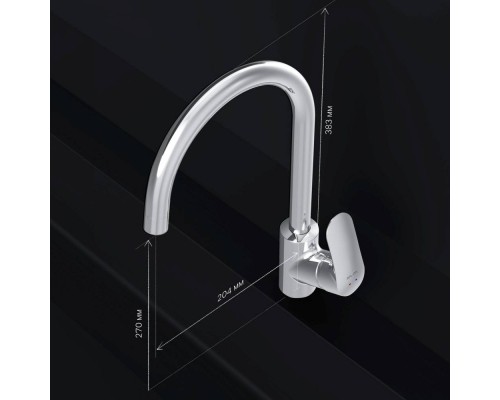 F8007700 Смеситель для кухни с каналом для питьевой воды, хром F8007700 Смеситель для кухни с каналом для питьевой воды, хром
