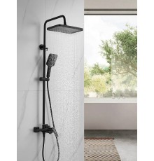 Душевая система Shevanik S4436H, черный