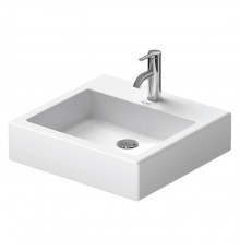 Duravit Vero Раковина накладная 50x47см., с 1 отв., без перелива, шлифованная, цвет: белый. 0454500000