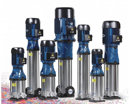 Насос многоступенчатый вертикальный CNP CDMF1-3, 0.37кВт, нерж.сталь, 70°C IE2. CDMF1-3FSWSC