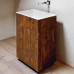 NOORTH milldue edition TOUCH Комплект мебели 64х40х88см, напольный, 3 ящика, слив в пол, раковина Milltek, цвет: Abete. 2915.6.20