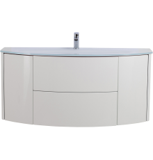 Тумба с раковиной Cezares Eden 120 bianco lucido, раковина 82368