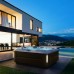 Jacuzzi J335 Минибассейн 214х214х94см, ClearRay PRO3TECT + Ozone, MSFoam, панель Modern Hardwood, цвет акрила: Platinum. ZP12ZD0EW4T