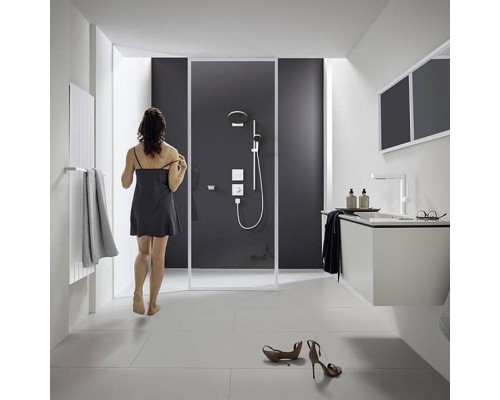 Hansgrohe Pulsify Душевой гарнитур, настенный, 3jet, цвет: белый матовый. 24170700 Hansgrohe Pulsify Душевой гарнитур, настенный, 3jet, цвет: белый матовый. 24170700