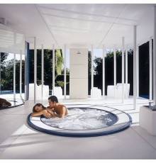 Jacuzzi Alimia PRO бассейн D237х98см., на 6-7человек, 28 форсунок, аэрофорсунки 16шт, подсв., автонаполнение, цвет Porcelain,. 423630012,  94428710,  944411852,  903001712
