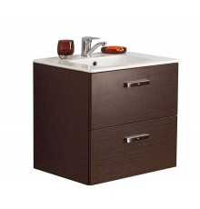Roca Z.RU90.0.002.7 Victoria Nord Тумба под умывальник подвесная, 2 ящика, 586х550х450 мм, Венге ZRU9000027