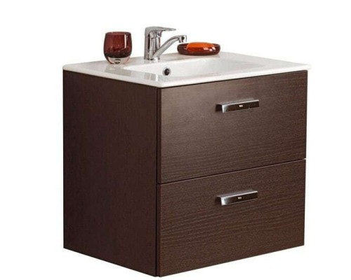 Roca Z.RU90.0.002.7 Victoria Nord Тумба под умывальник подвесная, 2 ящика, 586х550х450 мм, Венге ZRU9000027