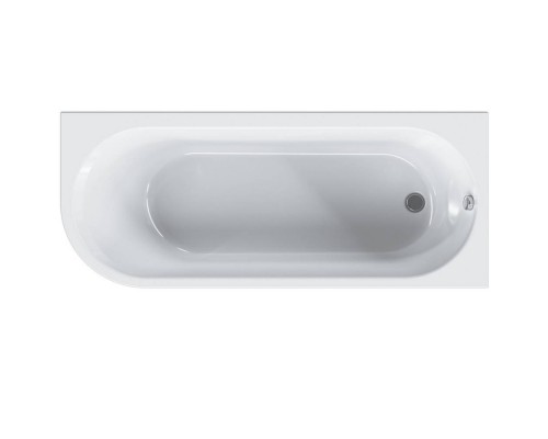 Акриловая ванна AM.PM X-Joy W94A-170R70W-ARP 170x70 см, угловая, правая, пристенная, белая, асимметричная, с каркасом, с экраном