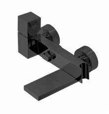 Bossini Cube Смеситель наружный с девиатором, держатель для душевой лейки  с гибким соединением 1/2rdquo;, цвет: черный матовый. Z004101.073