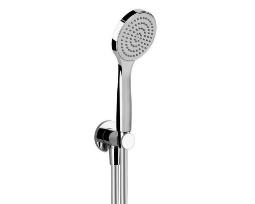 Gessi Emporio shower Душевой гарнитур, состоящий из вывода воды, держателя, шланга 1,5м и лейки, цвет: хром. 38723#031 Gessi Emporio shower Душевой гарнитур, состоящий из вывода воды, держателя, шланга 1,5м и лейки, цвет: хром. 38723#031