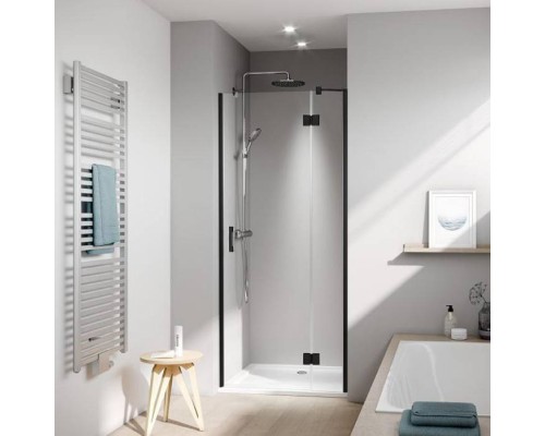 Kermi LIGA Дверь в нишу LI SFR 100x200см., Schwarz Soft+прозрачное стекло с Kermiclean, цвет: черный. LI SFR 10020 3PK Kermi LIGA Дверь в нишу LI SFR 100x200см., Schwarz Soft+прозрачное стекло с Kermiclean, цвет: черный. LI SFR 10020 3PK