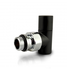 Вентиль SR Rubinetterie угловой серияTondera Light ручной 1/2 цвет черный матовый 0774-1500VC0S