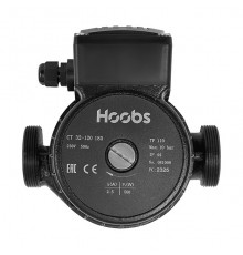 Насос циркуляционный Hoobs CT 32-120 180мм 500Вт 1х220В 50Гц (с гайками). 08109H