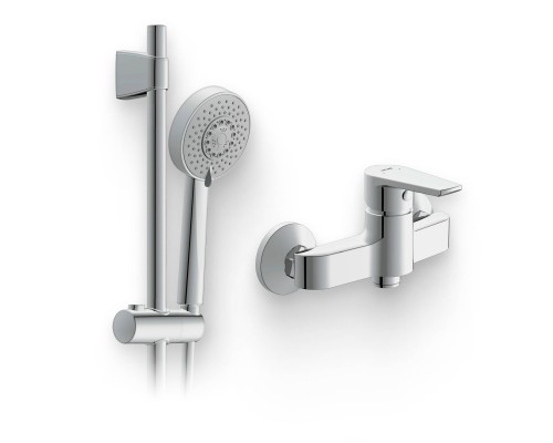 Душевой комплект Смеситель для душа Cersanit Vero 63062 хром + Гарнитур Neno 63068 хром