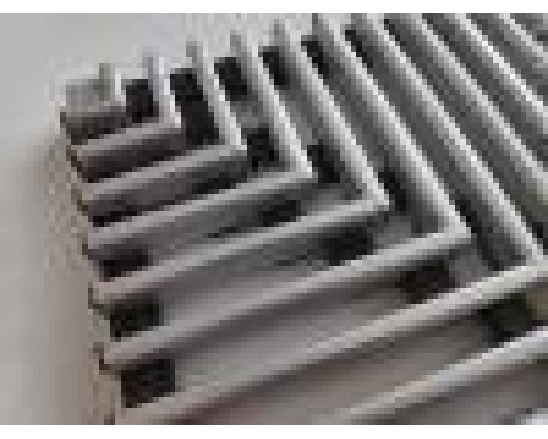 Комплектующие приборов отопления Угловой элемент решетки Gekon UNA_29, 135 град. Gekon.CornerGrill/135/29/UNA