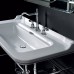 Kerasan Waldorf Раковина 120х55 см, 3 отв., керамическая, цвет: белый/хром. 4144K1bi/cr*3