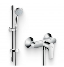 Душевой комплект Смеситель для душа Hansgrohe Talis E 71760000 + Гарнитур Croma 100 Vario 27772000 Unica'C