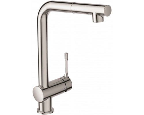 IS BC176AA Ceralook Смеситель для кухни 313 мм, HWTC, CLICK, выдвижной Г излив, 12,1 л/мин BC176AA