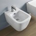 Artceram A16 Биде подвесное 36х52 см, 1 отв., с переливом, в комплекте с крепежом, цвет: белый глянцевый, декор: Cementina. ASB001 01 86*1 акция