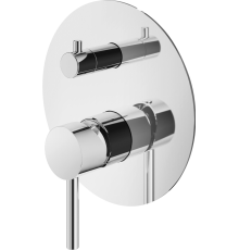 Встраиваемый смеситель для душа и ванны Plumberia Selection Ixo XO1901CR, С ВНУТРЕННЕЙ ЧАСТЬЮ, хром