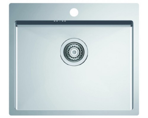 Alv 1124382 Quarto 10 Мойка F/S, 1 чаша, 1 мм, BRS, 3½ 550x480х190 мм+сифон 1130551, 600 мм 1124382