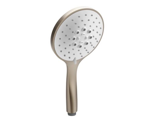 Gessi Emporio shower Ручной душ, с 3 режимами струи с защитой отизвесткового налёта с белым диском, цвет: Finox. 14376#149 Gessi Emporio shower Ручной душ, с 3 режимами струи с защитой отизвесткового налёта с белым диском, цвет: Finox. 14376#149