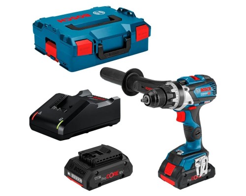 Шуруповерт аккумуляторный Bosch GSR 18V-90 C (2 акк, З/У), кейс