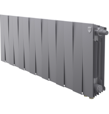 Радиатор биметаллический Royal Thermo Piano Forte 300 VDR80 14 секций, silver satin