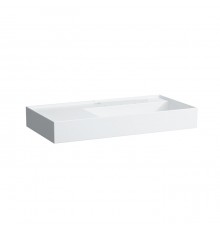 Laufen Kartell Раковина 90х46х12 см, без отв., без перелива, цвет: белый. 8.1033.9.000.112.1