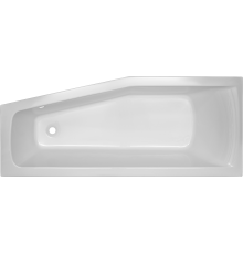 Акриловая ванна CBath Nika 160x70 см, угловая, левая, встраиваемая, асимметричная, на ножках