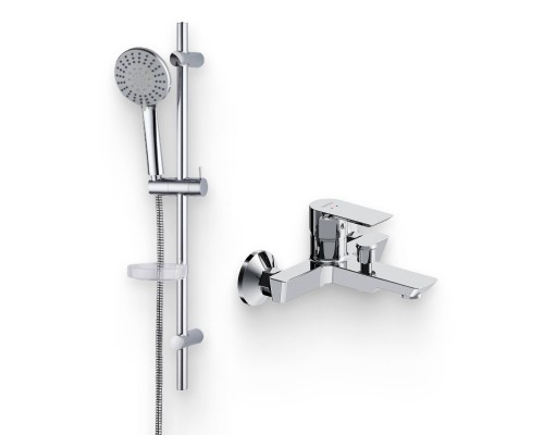 Душевой комплект Смеситель Damixa Apollo 471000001 хром + Гарнитур RedBlu Palace One 914100000