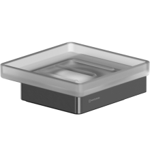 Мыльница WHITECROSS Cubo CU2420GM оружейная сталь
